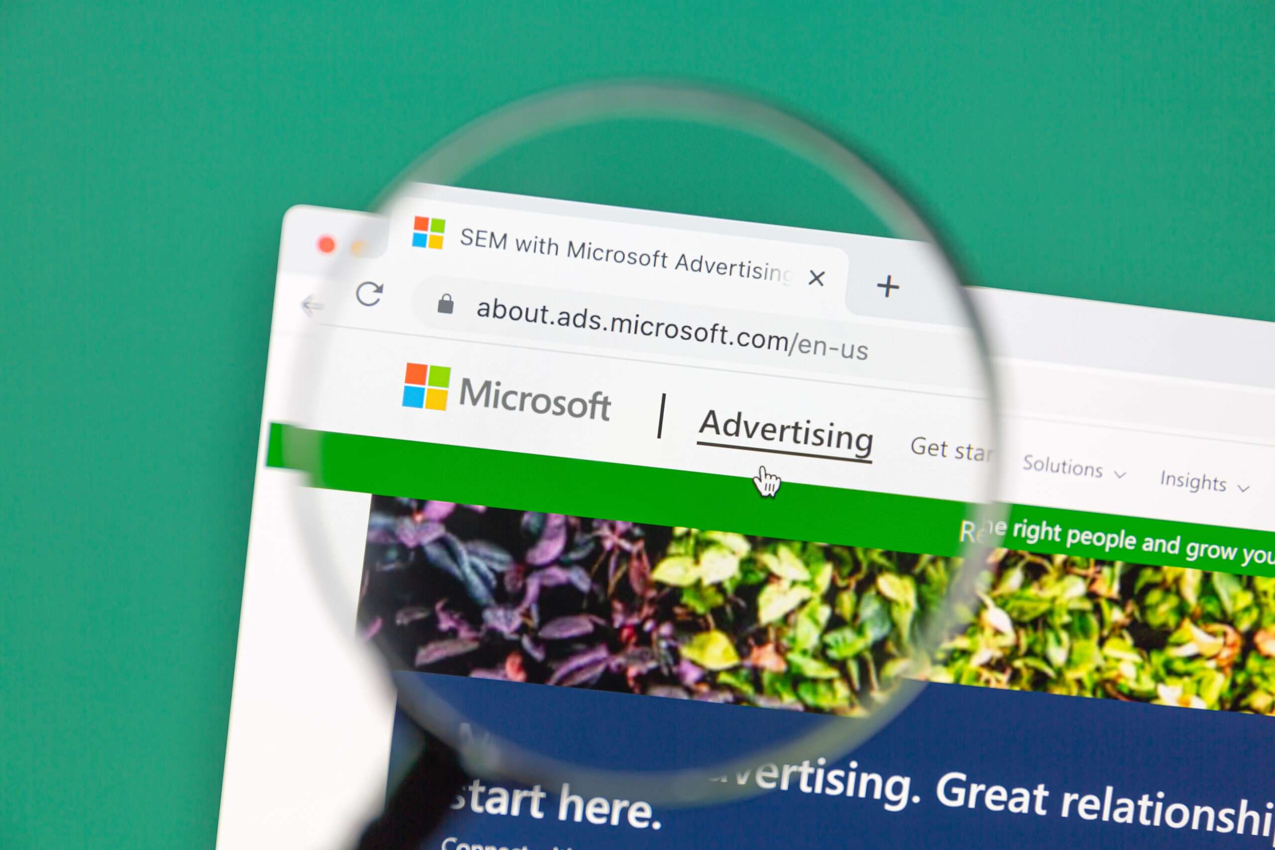 Microsoft Ads website